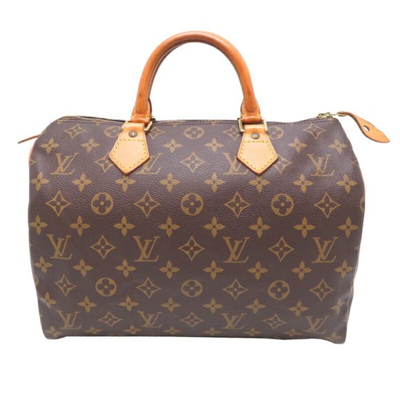 LOUIS VUITTON Brown Monogram Speedy 30 Boston Bag - Picture 1 of 10